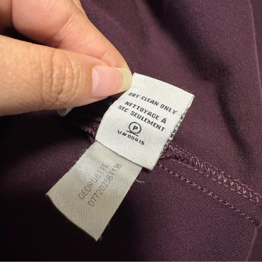 Diane Von Furstenberg ‘Georgette’ Ponte Fit & Flare Dress in Brazen Plum Size 6 - Picture 12 of 12